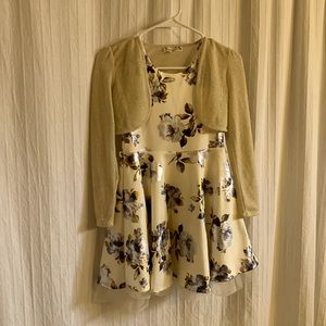 Knit Works dress with sweater size 10